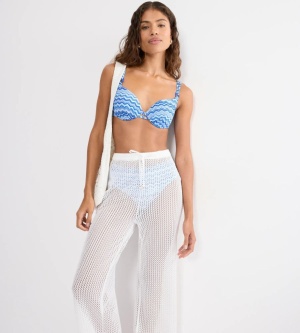 Sutien de baie cu armătură și cupe buretate, Triumph Mix & Match Summer WP Albastru - Img 5