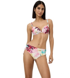 Sutien de baie cu sârmă și cupe buretate, imprimeu tropical, Triumph Summer Fleur WP - Img 9