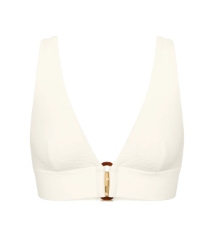 Sutien de baie fără armătură, cu cupe buretate detașabile, Triumph Summer Dune P Crem - Img 5