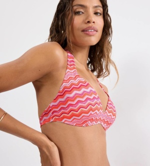 Sutien de baie push-uptip halter, Triumph Mix & Match Summer PU Plunge Multicolor