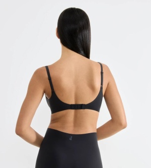 Sutien push-up cu burete detașabil, fără armătură, Sloggi ZERO Feel 2.0 THE UP P Bra Negru - Img 2