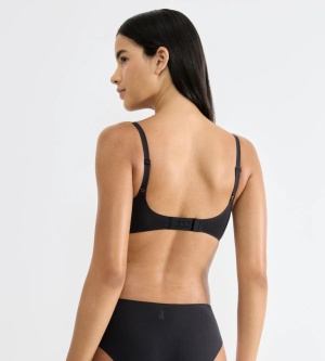 Sutien push-up invizibil, Sloggi ZERO Feel Pure THE UP Push Up Negru - Img 2