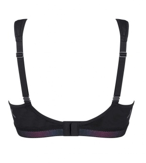 Sutien sport cu susținere ridicată, Triumph Triaction Cardio Flow P Negru - Img 7
