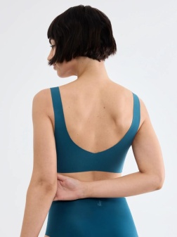 Bustieră invizibilă, fără cusături, Sloggi ZERO Feel 2.0 Bralette Albastru - Img 2