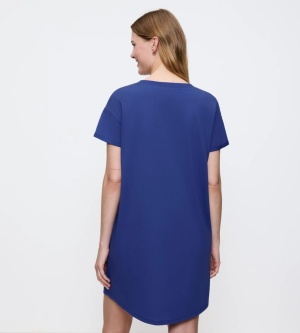 Cămașă de noapte, Triumph Nightdresses NDK Albastru - Img 2