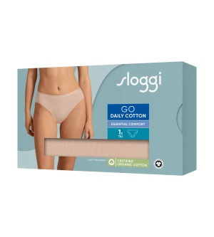 Chilot damă clasic din bumbac organic, Sloggi GO Daily Cotton Tai Bej - Img 8