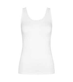 Maieu invizibil din bumbac, cu bretele late, Triumph Feel Of Cotton Tank Top - Img 5