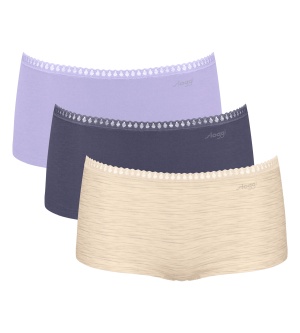 Pachet de 3 chiloți Sloggi GO Crush Short C3P