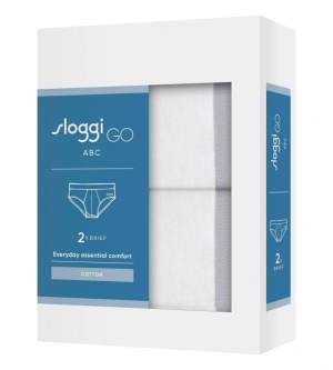 Set de 2 chiloți clasici bărbați, Sloggi men GO ABC 2.0 Brief 2P