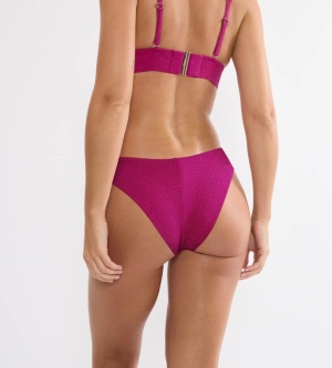 Slip de baie tip brazilian din lurex strălucitor, Triumph Summer Sunset Brazilian 01 Mov - Img 2