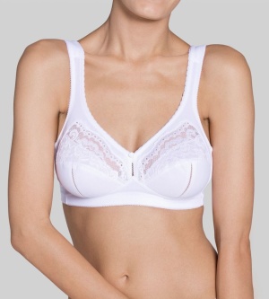 Sutien clasic fără armătură Triumph Allegra N Alb
