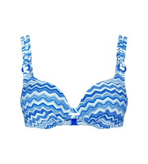 Sutien de baie cu armătură și cupe buretate, Triumph Mix & Match Summer WP Albastru - Img 2
