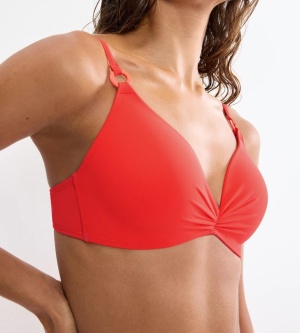 Sutien de baie fără armătură, cu cupe buretate, Triumph Mix & Match Summer P Coral - Img 3