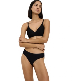 Sutien invizibil, fără armătură, Triumph Pure Micro N Negru - Img 8