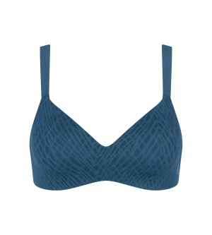 Sutien Lift Up Sloggi ZERO Feel Bliss THE UP TshirtBra Albastru - Img 5