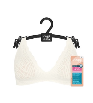 Sutien push-up fără armătură, Sloggi ZERO Feel Bliss THE UP P Bra Crem - Img 7