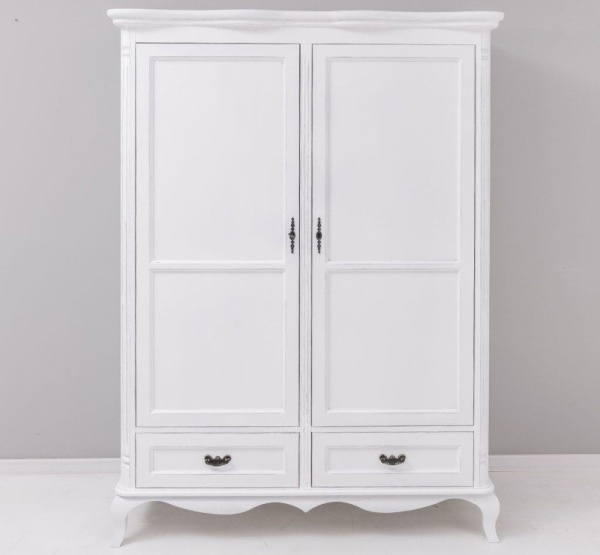 Dulap Julietta Classy lemn masiv, 2 usi si 2 sertare, 140 x 70 x 190 cm