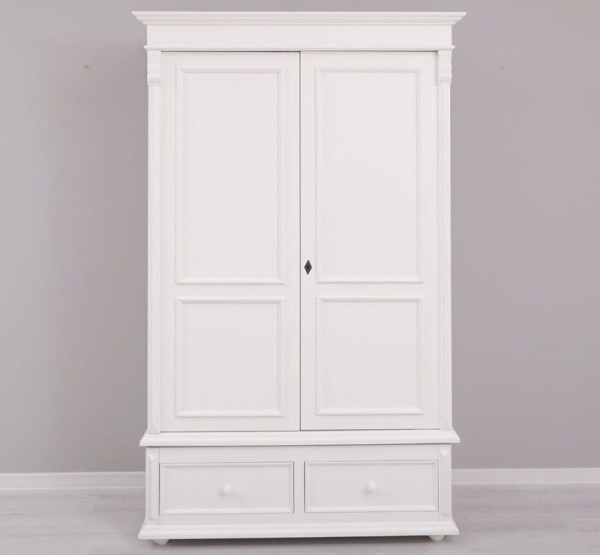 Dulap Lemn Masiv cu 2 usi si 2 sertare My Julietta, 128 x 62 x 206 cm