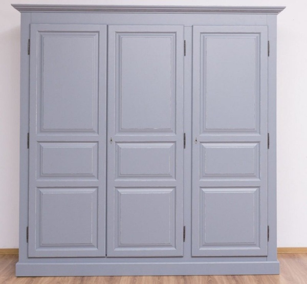 Dulap demontabil cu 3 usi, lemn masiv, 212 x 67 x 210 cm