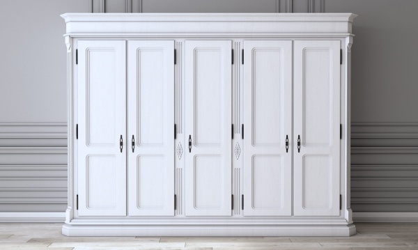 Dulap Dressing cu 5 usi dormitor Siena, 295 x 67 x 245 cm