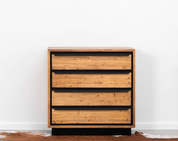 Comoda Mexicana lemn masiv, 4 sertare, 92 x 48 x 92 cm