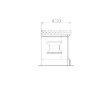 Bencheta / Cufar Lemn Masiv dormitor Treviso, 120 x 43 x 51 cm - Img 3