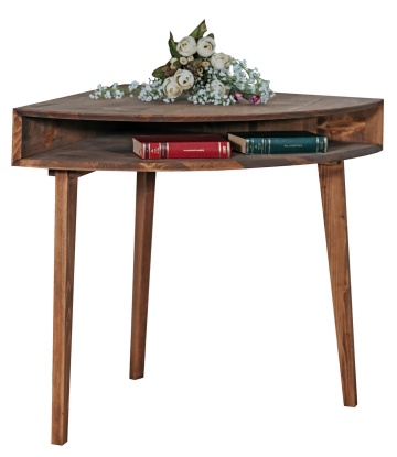 Birou de colt, Terra Home, lemn masiv, 70 x 70 x 76 cm - Img 2
