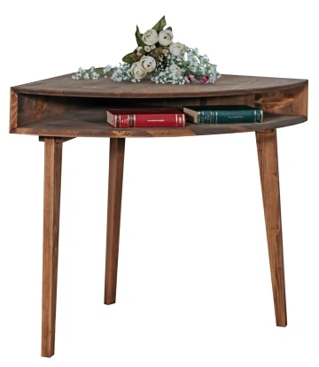 Birou de colt, Terra Home, lemn masiv, 70 x 70 x 76 cm - Img 2