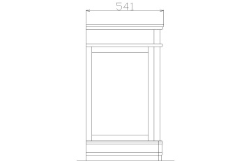 Comoda cu 3 sertare dormitor Marsilia, lemn masiv, 123 x 54 x 95.8 cm - Img 5