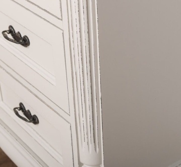 Comoda Julietta Classy lemn masiv, dublu strat antichizat, 110 x 48 x 89 - Img 7