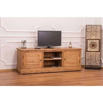 Comoda TV dormitor Mediterana lemn masiv, 160 x 46 x 56 cm - Img 4
