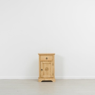 Comoda Ursul Carpatin lemn masiv, 1 usa si 1 sertar, 52 x 38 x 85 cm - Img 3