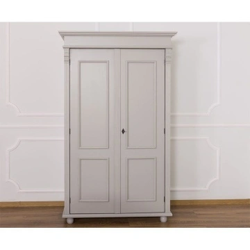 Dulap cu 2 usi si margini ornamentate lemn m,asiv, 110 x 58 x 180 cm