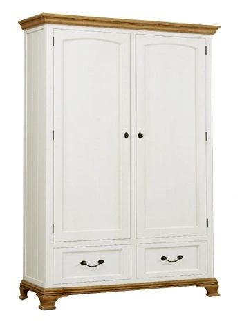 Dulap dormitor Montreal cu 2 usi si 2 sertare lemn masiv, 135 x 61 x 205 cm - Img 4