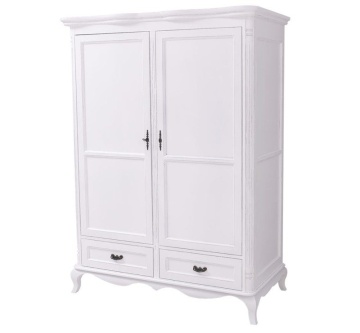 Dulap Julietta Classy lemn masiv, 2 usi si 2 sertare, 140 x 70 x 190 cm - Img 7