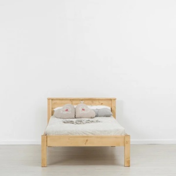 Pat Lemn Masiv dormitor Rustic Ana, 90 x 200 cm - Img 2