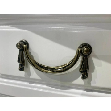Set mobila dormitor Donatello Classic Stil, 4 piese, finisaj vopsit alb - Img 5