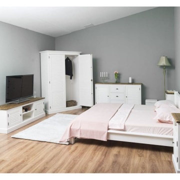 Set mobila dormitor Mediterana lemn masiv, 3 piese, personalizabil - Img 3