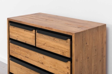 Comoda Mexicana lemn masiv, 5 sertare, 92 x 48 x 92 cm - Img 7