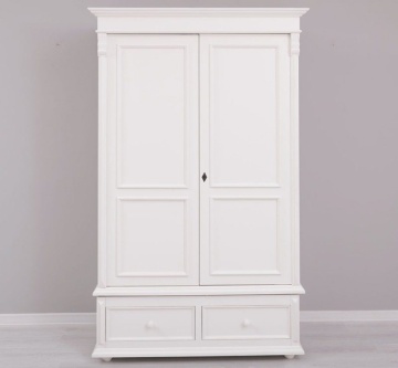 Dulap Lemn Masiv cu 2 usi si 2 sertare My Julietta, 128 x 62 x 206 cm - Img 1