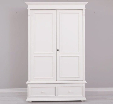 Dulap Lemn Masiv cu 2 usi si 2 sertare My Julietta, 128 x 62 x 206 cm