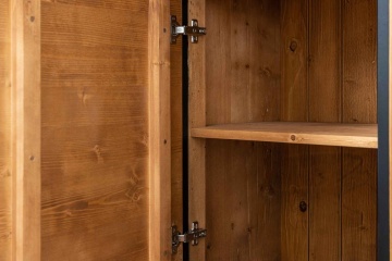 Dulap Mexicana lemn masiv, 1 usa, 60 x 55 x 170 cm - Img 5