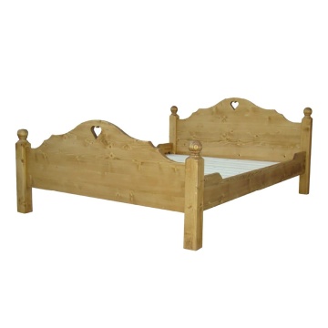 Pat rustic Pedro lemn masiv, 90 x 200 cm, 140 x 200 cm, 160 x 200 cm sau 180 x 200 cm - Img 7