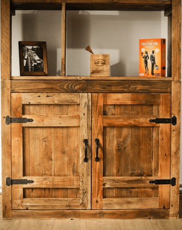 Raft biblioteca Kalamaria, lemn masiv pin, 100 x 38 x 200 cm - Img 3