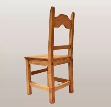 Scaun Rustic Maria din lemn masiv 40 x 42 x 91 cm - Img 2