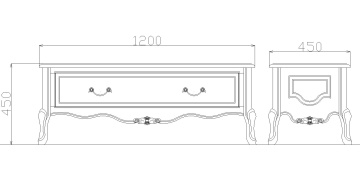 Bancheta tapitata cu 1 sertar Andra, lemn masiv, 150 x 40 x 40 cm - Img 6