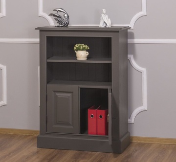 Comoda Cleo lemn masiv, 2 usi si 1 polita, 76 x 35 x 102 cm - Img 5