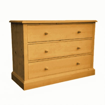 Comoda dormitor lemn cu 3 sertare Casa Maria 120 x 50 x 87 cm - Img 2