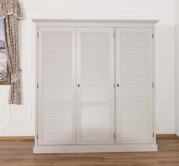 Dulap Mediterana lemn masiv cu 3 usi, 194 x 59 x 200 cm