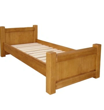 Pat dormitor Montana lemn masiv, suport saltea inclus, 90 x 200 cm - Img 2